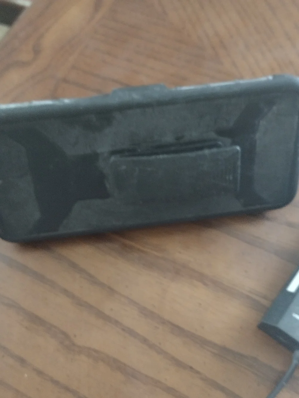 Black Phone Case with Holster and Black USB Hub $5